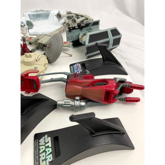 VTG Star Wars 1990s Action Figures Kenner Ships Micro Machines Lot Bundle - Picture 7 of 16